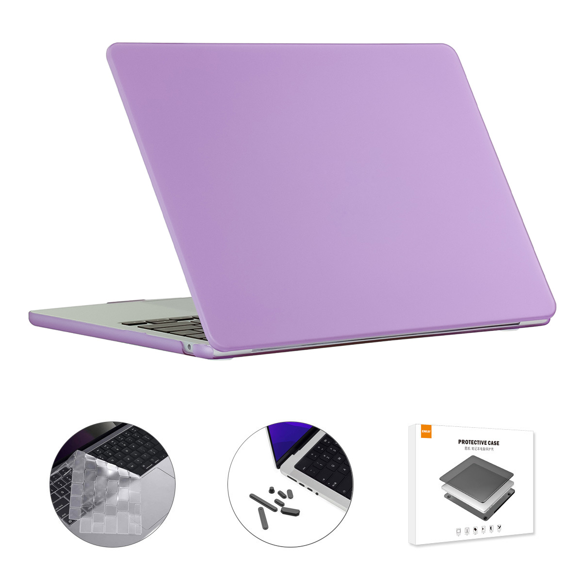 

Enkay Hat Prince Für Macbook Air 15 Zoll (2023) A2941 (eu-version) Mattes Laptop-pc-fall Mit Tpu-tastaturfilm + Staubdicht - Lila, Macbook Air 15 inch (2023) A2941 (EU Version)