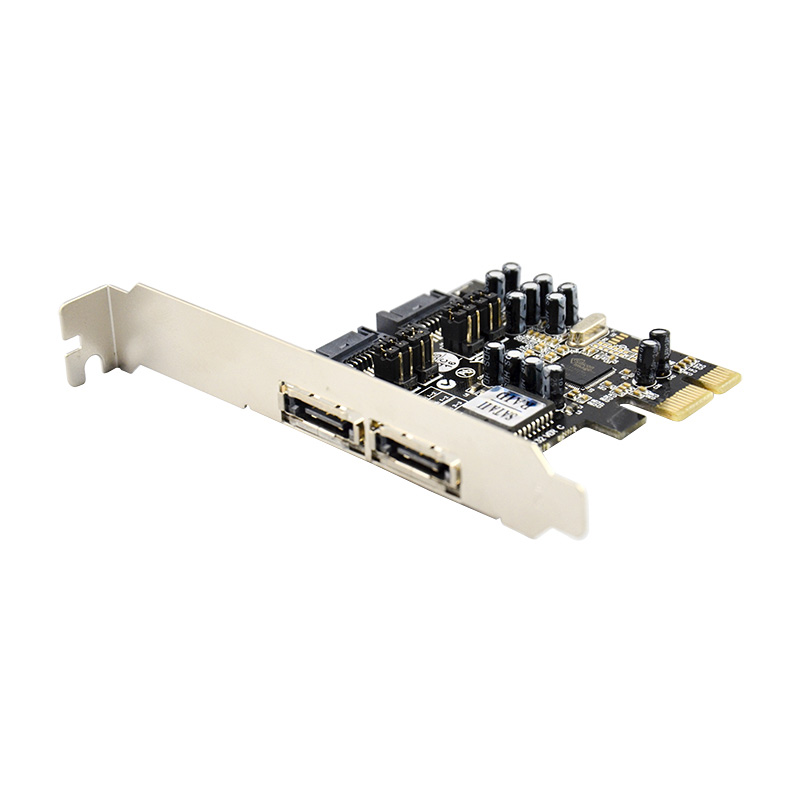 

PCI-E X1 Sil3132 SATA-300 2 Kanal RAID SATA Hartscheibe Expansion Conversion Card