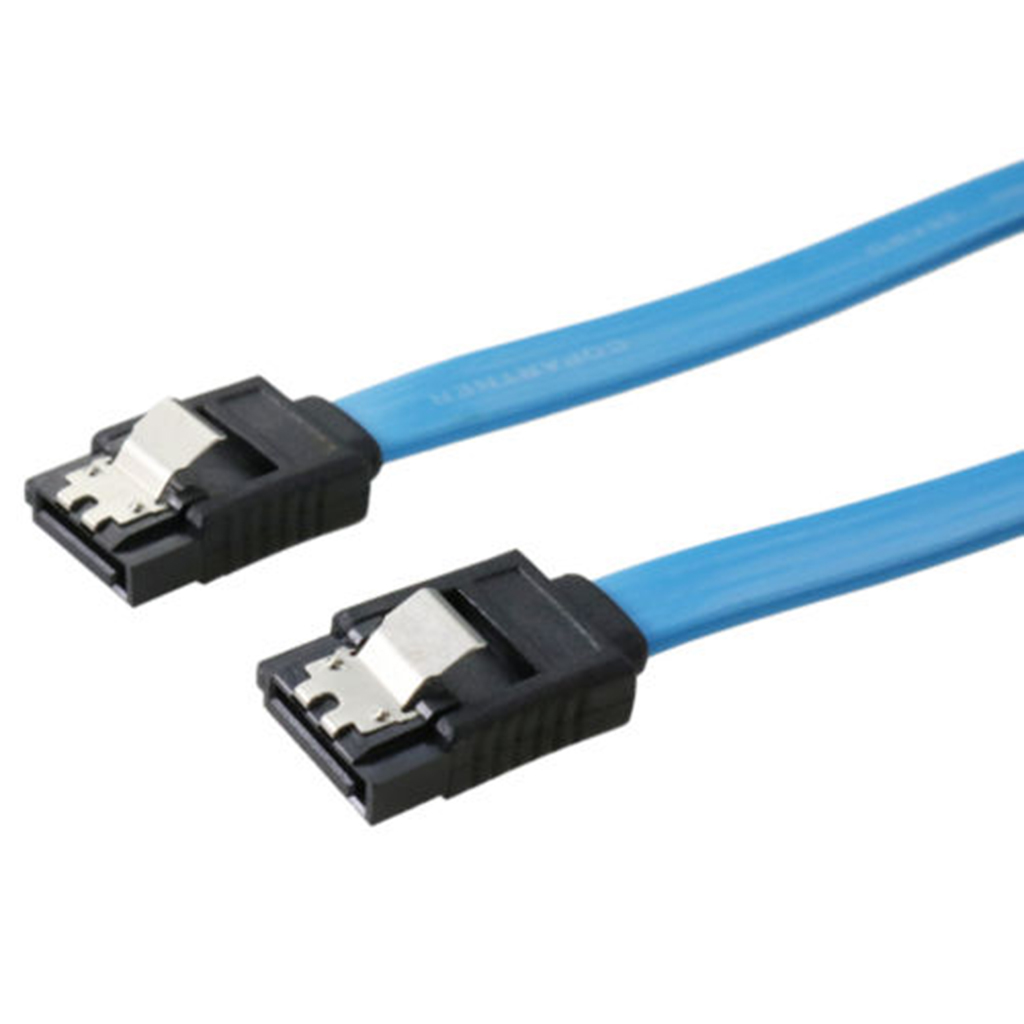 

1m Festplattendatenkabel Dual Gerade Stecker SATA 3.0 6 gb / s Hochgeschwindigkeitsdatenkabel Mit Verriegelungsriegel