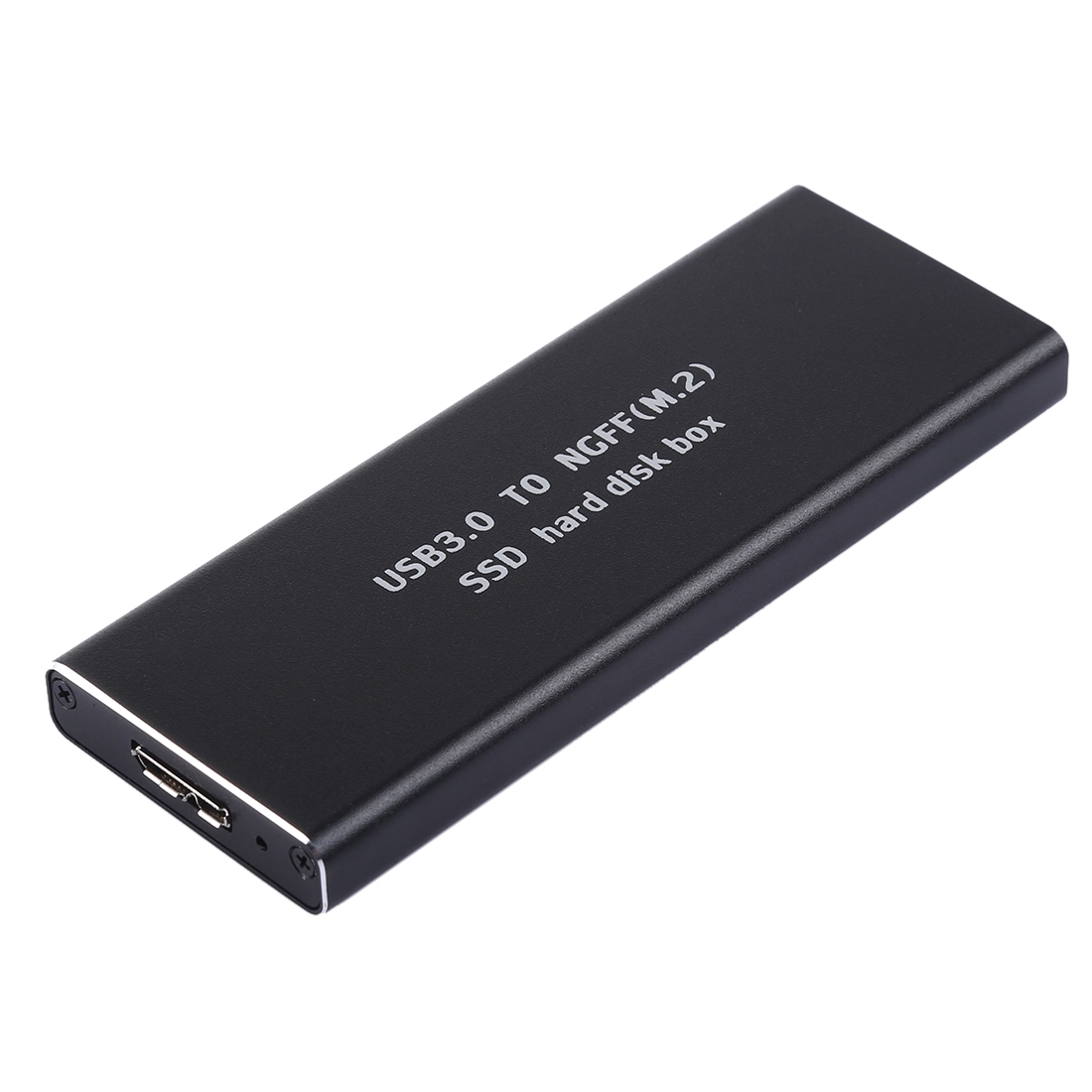 

USB 3.0 Bis NGFF M.2 SSD Aluminiumlegierung 6 Gbit / s Festkörperantrieb - Schwarz