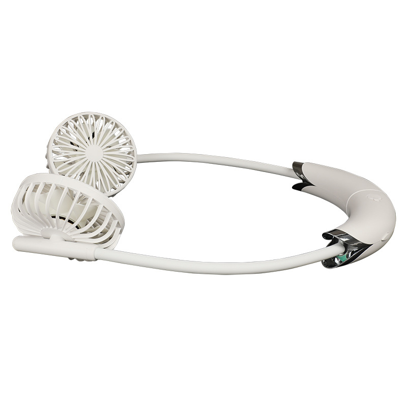 

NANUM Detachable Neck-hanging Fan Adjustable Hose Mini Cooling Fan - White