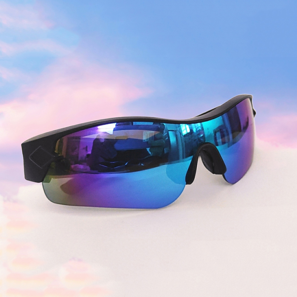 

Multi-function Multi-color Lens Optional Outdoor Sports Camera Glasses - Dazzling-color