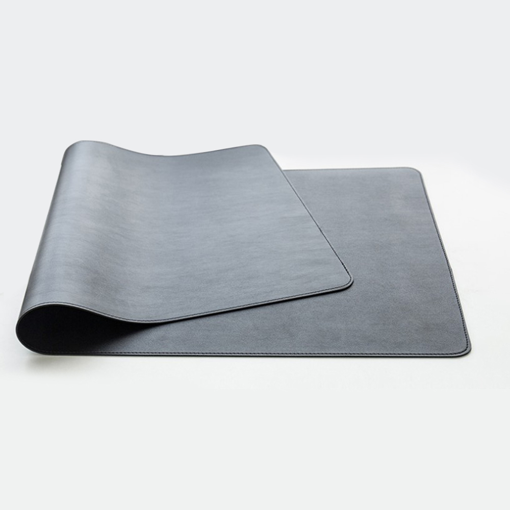 

Dual-side-lederstiche Kanten Wasserdichtes Maus-pad, 100*50 cm - Schwarz / Schwarz