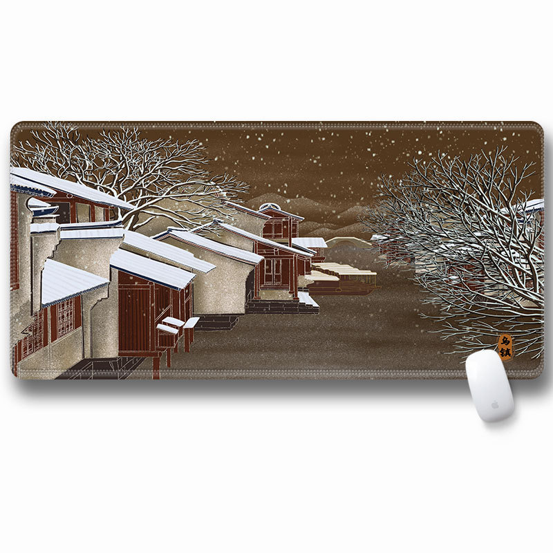

Grande Chinoiserie Motif de Souris en Caoutchouc Padft de Souris Non Glissée - Style F