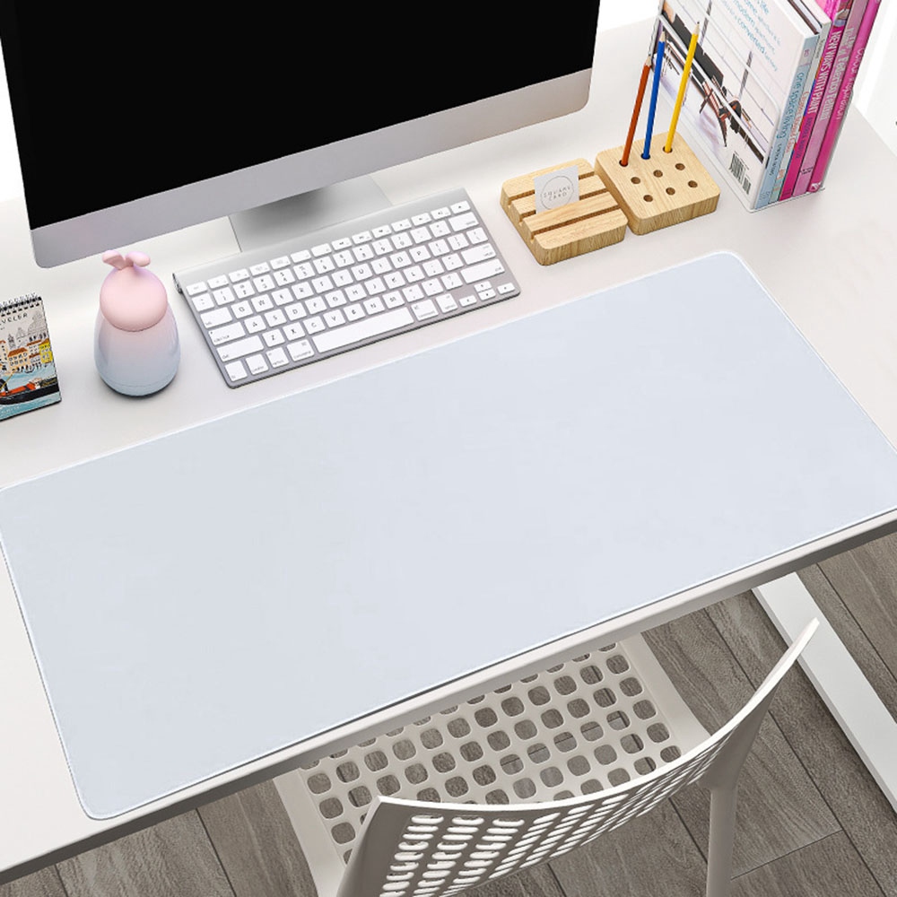 

MEILEER HY1228 900x400x2mm Große Gaming Maus Pad Verriegelung Rand Gummi Schreibtisch Matte - Weiß