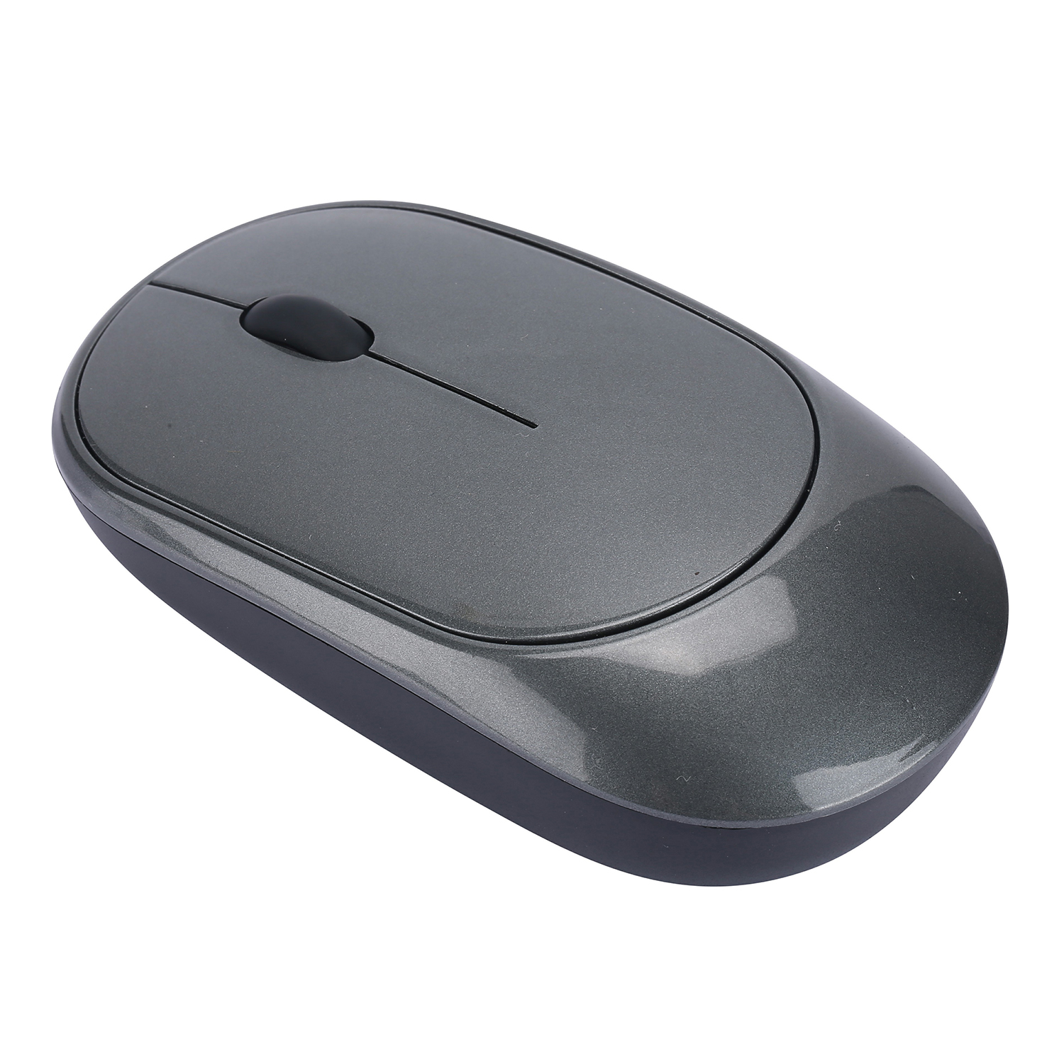 

W20 2.4G Wireless Charging Ultra Thin Silent PC Computer Game Mouse - Grey