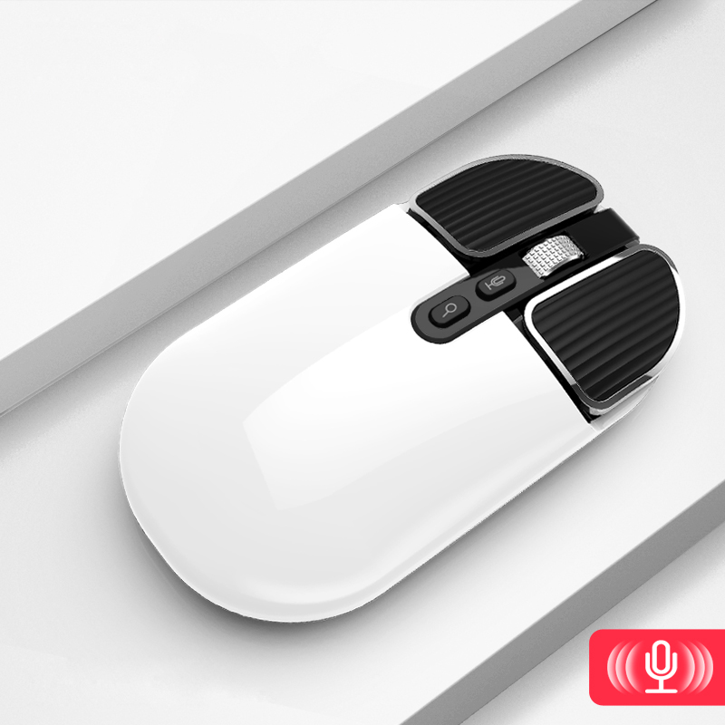 

QH-002A AI 2.4G Smart Voice Mouse [asien-pazifik-version] [23 Sprachen Erkennen] - Weiß