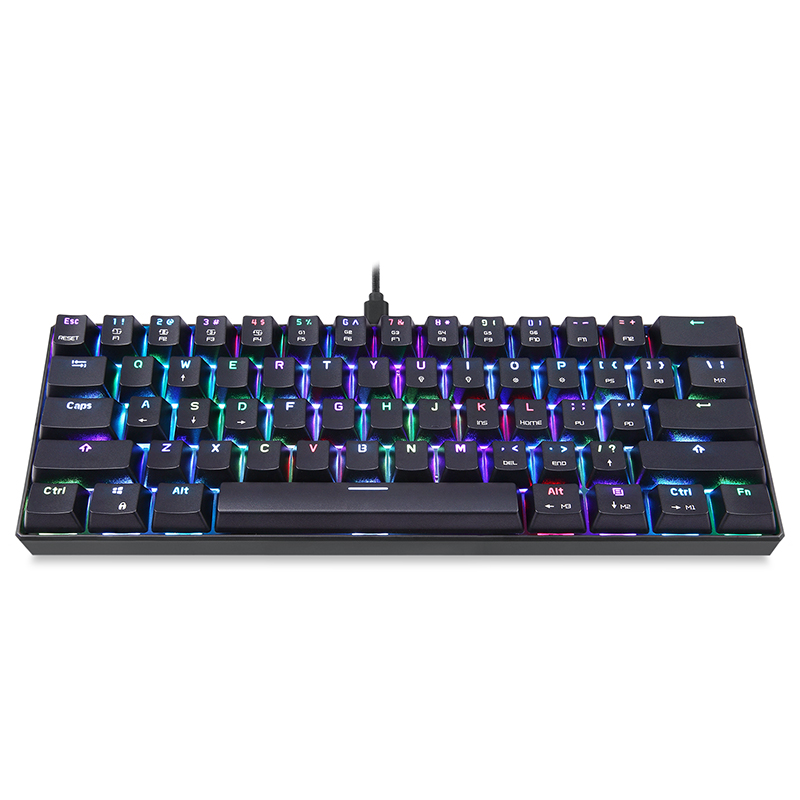 

Motospeed CK61 Gaming Mechanical Keyboard USB Wired 61-taste RGB Led-hintergrundbeleuchtung Für PC Computer Gamer