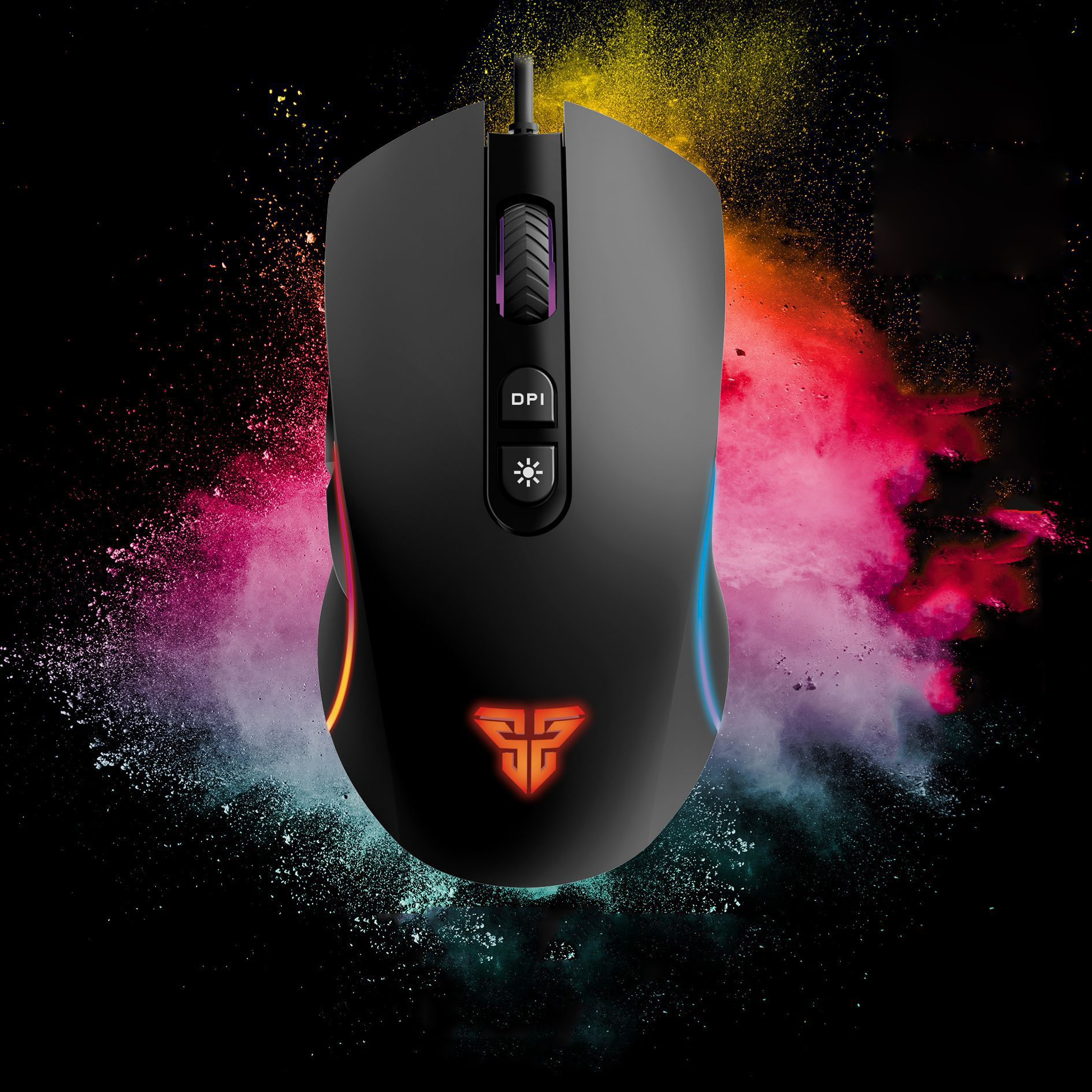 

Fantech X16 USB Optical Wired Gaming Maus 4200DPI Einstellbar 6 Tasten RGB Makro Maus