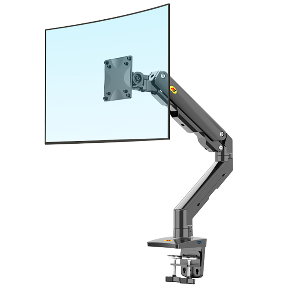 

NB G50 Einstellbare Federmonitor-schreibtischhalterung Für 27-45 Zoll, Gebogene Monitor-mount-ständer, Computer-monitor-arme Für Home Office