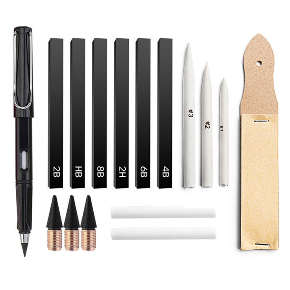 

2201161 16pcs Zeichnung Skizzenstift Set Kunst Liefert Malerei Kit Zeichnung Werkzeuge Mit Graphit Holzkohle Bleistift Für Künstler, Erwachsene