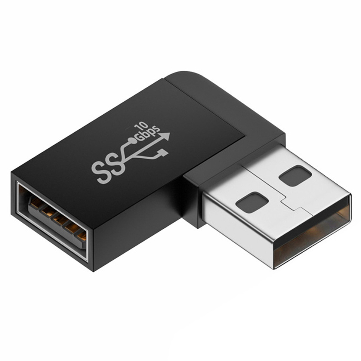 

U3-018-LF 10 Gbit / s USB3.0 Männlich an Weiblichen Erweiterungsadapter 90 Grad Linkswinkeltyp Videoadapter