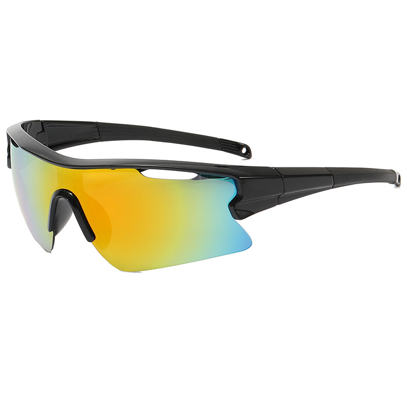 

8310 Outdoor-radfahren Leichte Sonnenbrille Für Frauen Sonnenbrillen Windschutz Sportbrille - Schwarzer Rahmen / Roter Film
