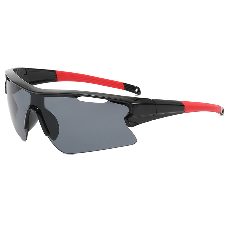 

8310 Outdoor-radfahren Leichte Sonnenbrille Für Frauen Sonnenbrillen Windschutz Sportbrille - Schwarzer Rahmen / Grau