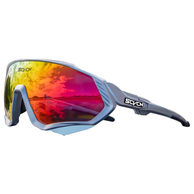 

SCVCN 9408 Radsportgläser TR90 Sport Sonnenbrille UV400 Frauen Männer Laufen Fahrradsportgeräte - 10