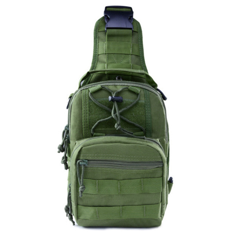 

Western Blood Wolf 2010008 Outdoor Tactical Bag Militär Sport Sling Umhängetasche Camping Wanderkaste Chest -tasche - Armeegrün