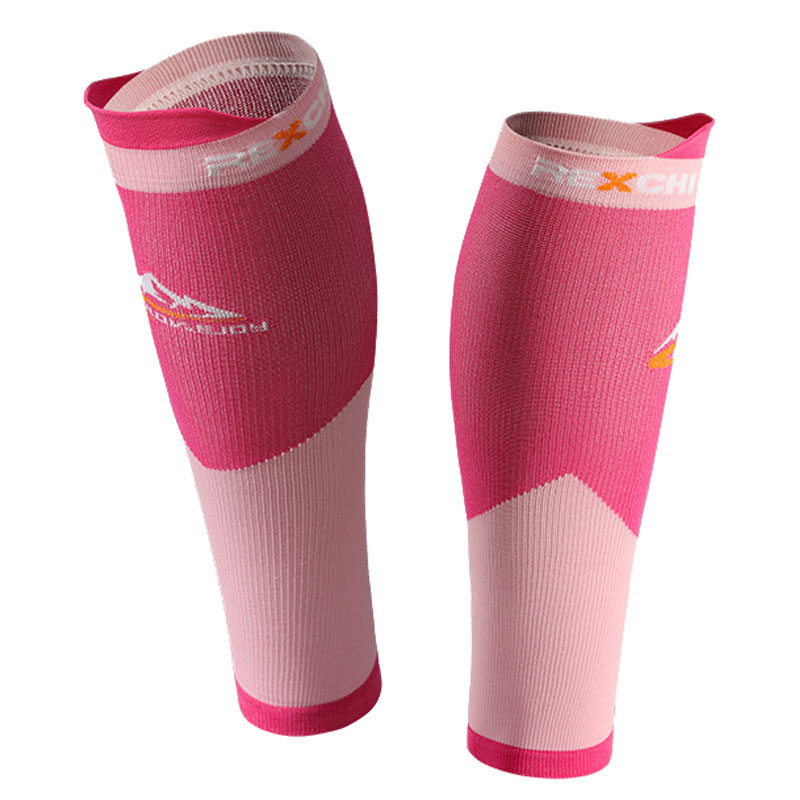 

Rexchi HX35 1 Paar Warmes Zyklus Sport Shin Guards Anti-sprain-kompress-kälber-sockenabdeckungen - Rose M