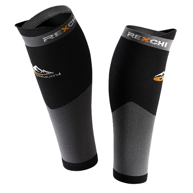 

Rexchi HX35 1 Paar Warmes Zyklus Sport Shin Guards Anti-sprain-kompress-kälber-sockenabdeckungen - Schwarz S