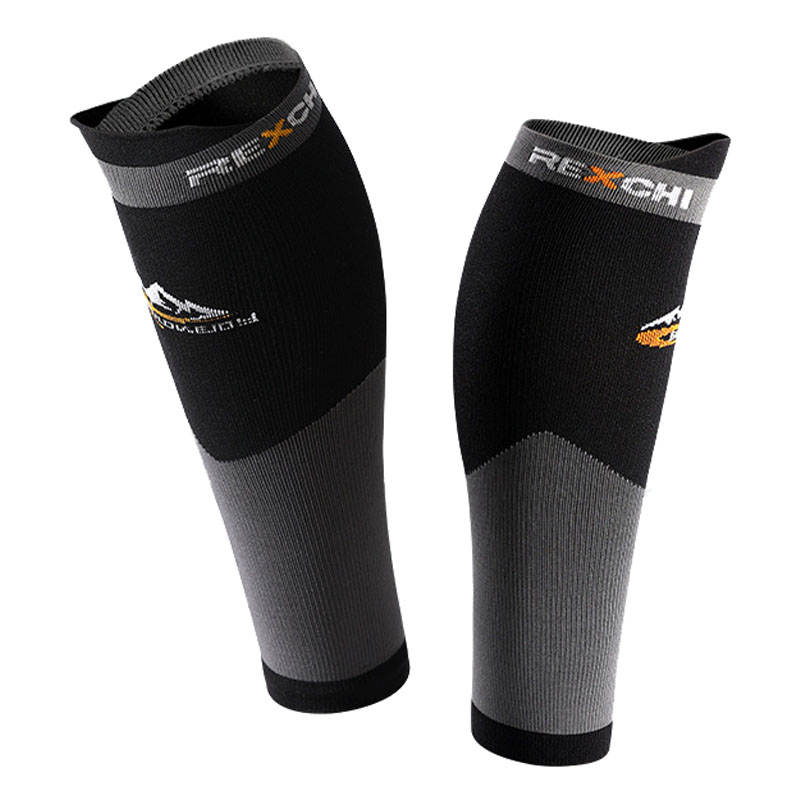 

Rexchi HX35 1 Paar Warmes Zyklus Sport Shin Guards Anti-sprain-kompress-kälber-sockenabdeckungen - Schwarz L