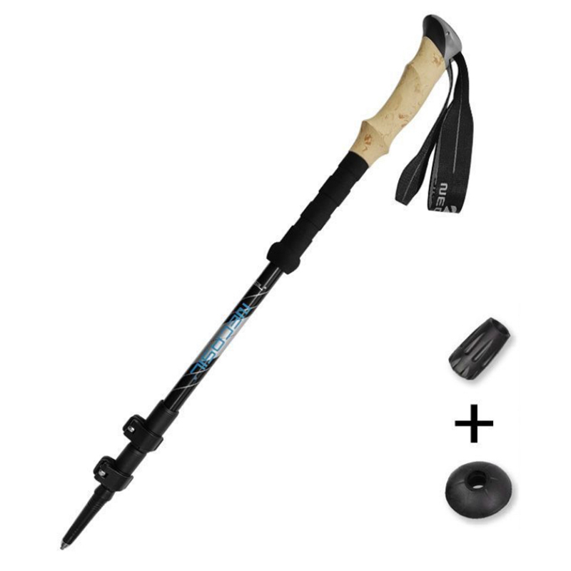 

Necasil G208S Aluminiumlegierung Trekking Pole 62-135 cm Klappstift Ultraleicht Zum Wandern, Camping - Schwarz