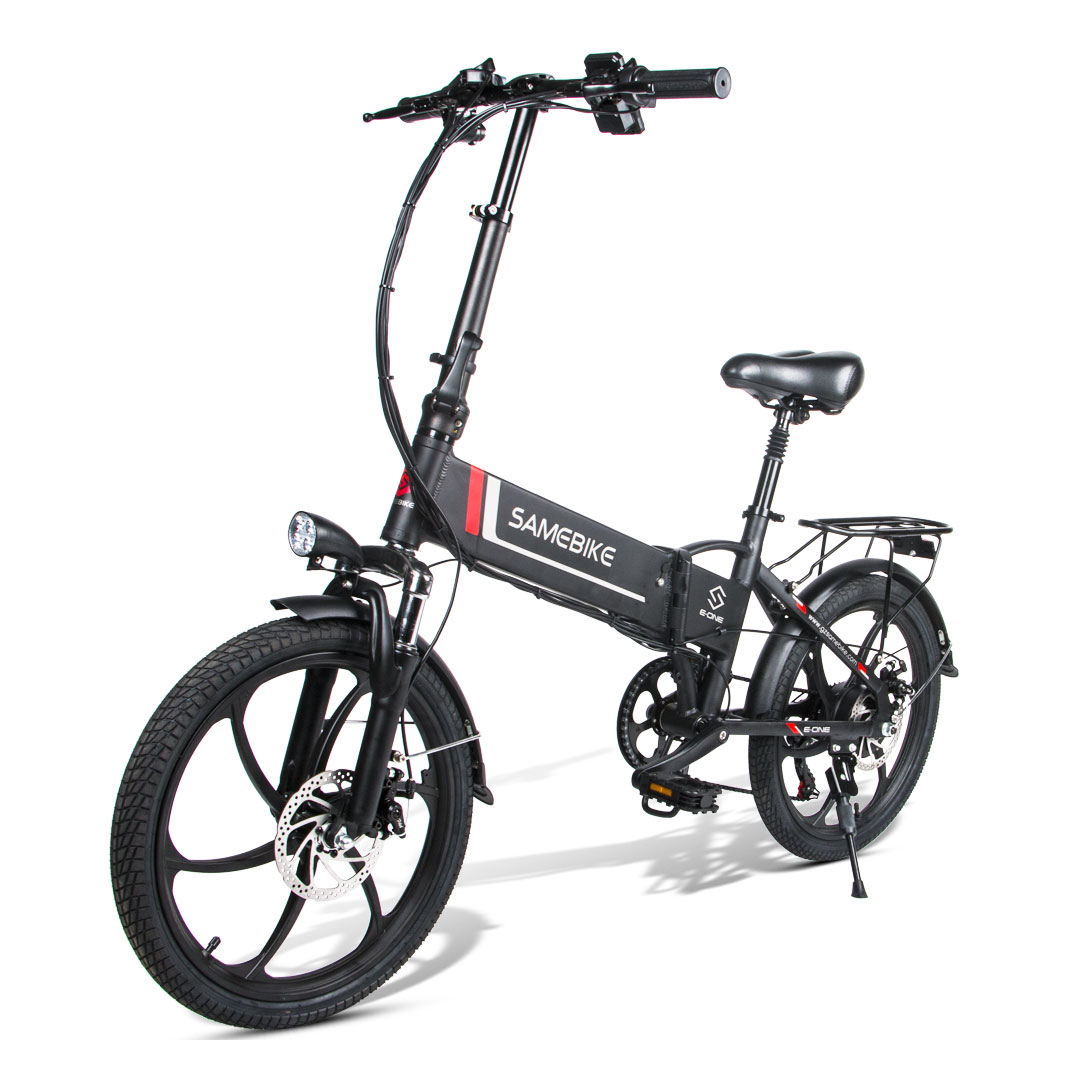 

Samebike 20LVXD30 Smart Складной Электрический Мопедный Велосипед E-Bike - Чернить