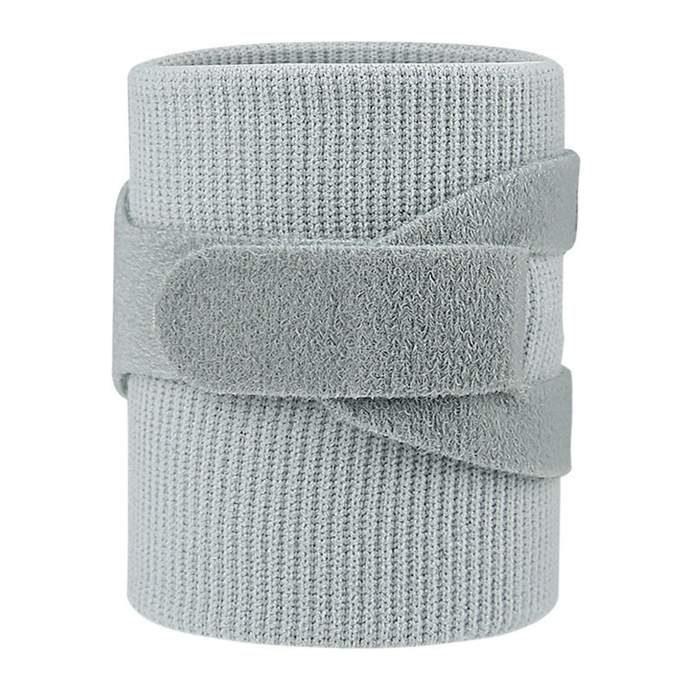 124 Single Pack Wrist Support Brace Adjustable Compression Wrap for Sports Injury Prevention - Grey