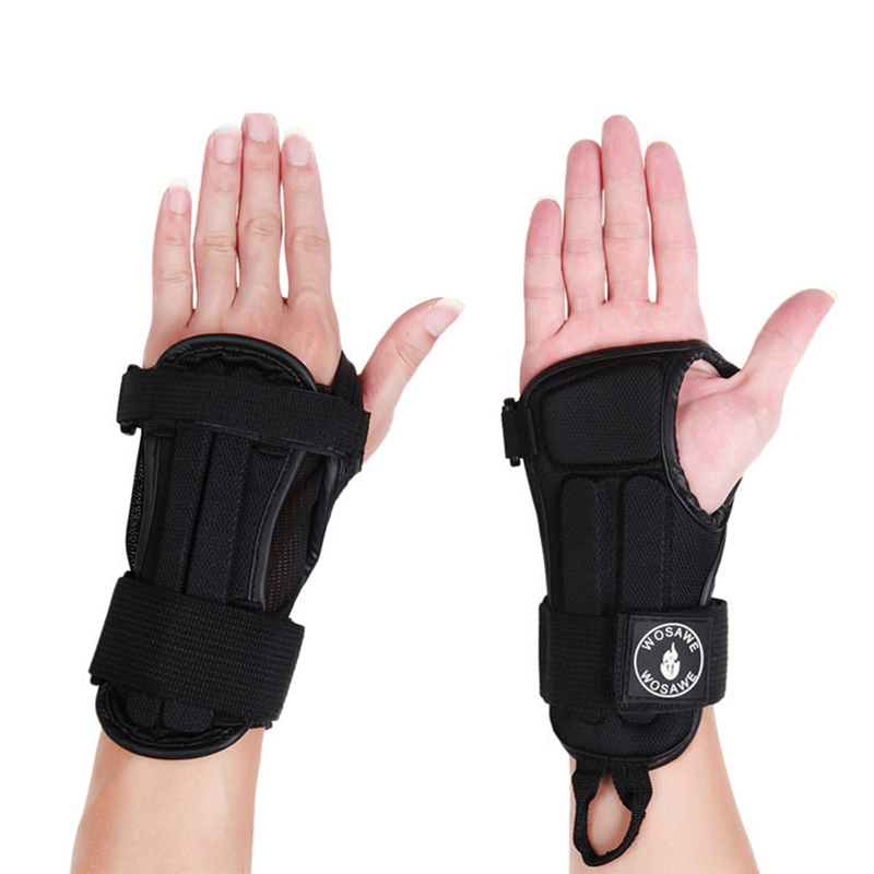 

Wosawe BC330 1 Paar Einstellbare Skate -handgelenkshalterpalmenschutz -ski -handgelenkshandschützen Für Handschuhe - L
