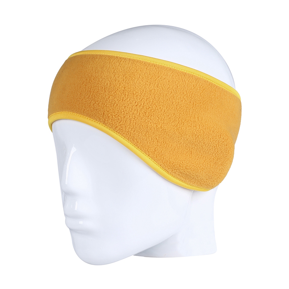 

8HB-A17 Outdoor Running Windproof Thermal Fleece Hairband Winter Ohrschutz Stirnband - Gelb