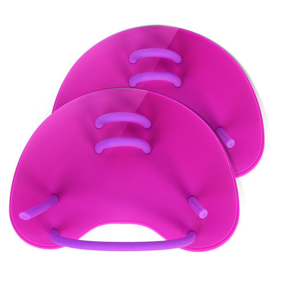 

SOB-D401 2pcs Für Erwachsene Kinder Verstellbare Handnetzhandschuhe Schwimmhandpaddel Schwimmschläge Praxis Korrekturwerkzeug Praxis - Rosa