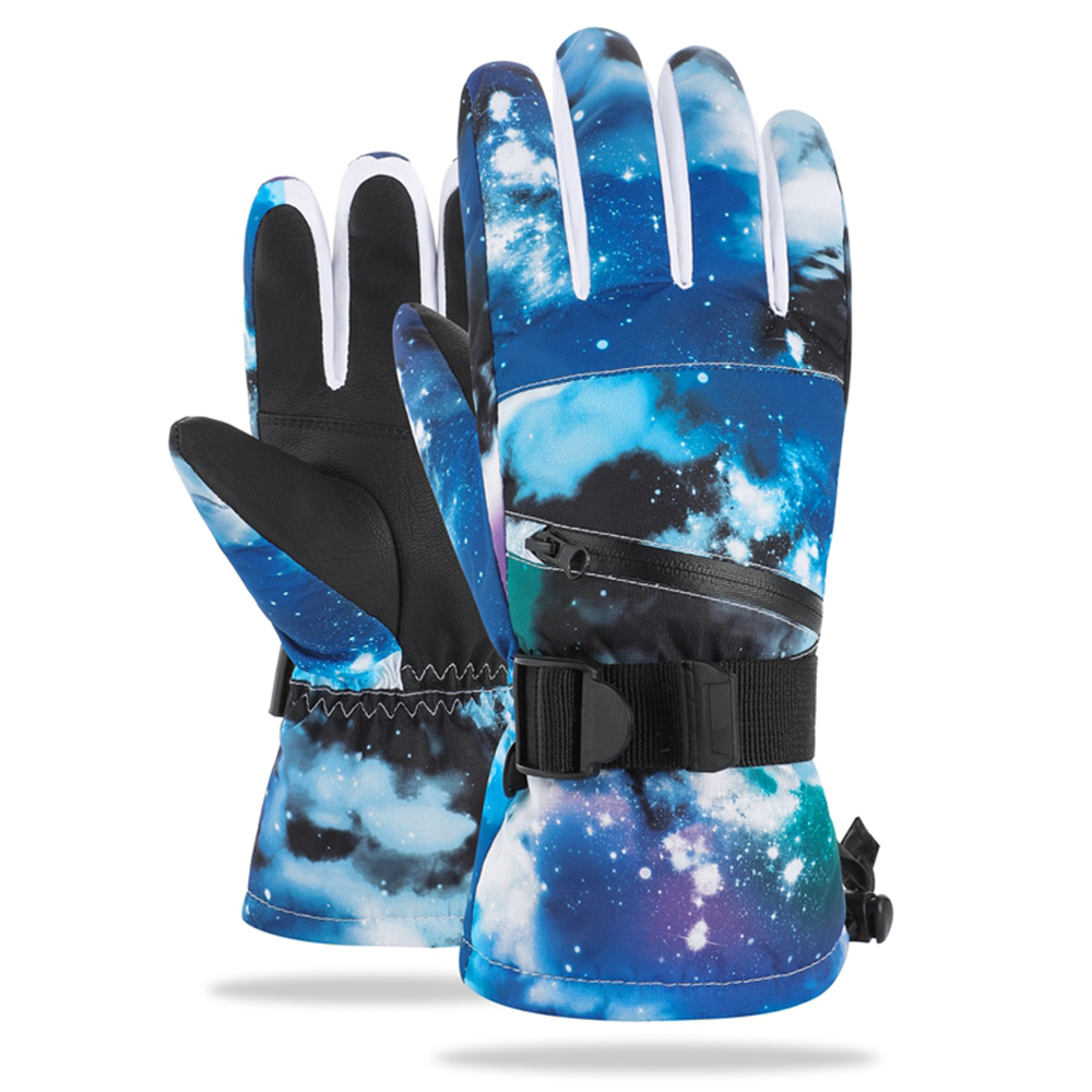 

1901 1 Paar Winterhandschuhe Für Männer Frauen Alle Finger -touchs -bildschirmhandschuhe Winddichte Wasserdichte Thermalhandschuhe im Freien im Freien - Immense Universum / M
