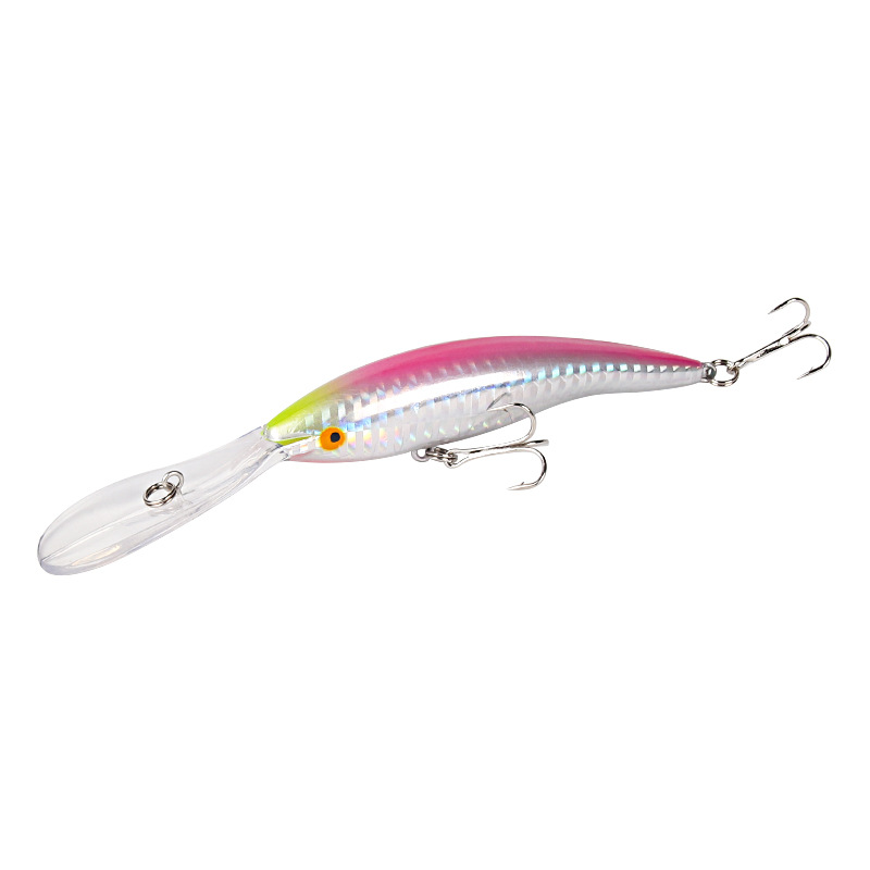 

XY-616 15,8 cm 14,5 g Lange Zungenschildfischerei Köder - Pink+silber