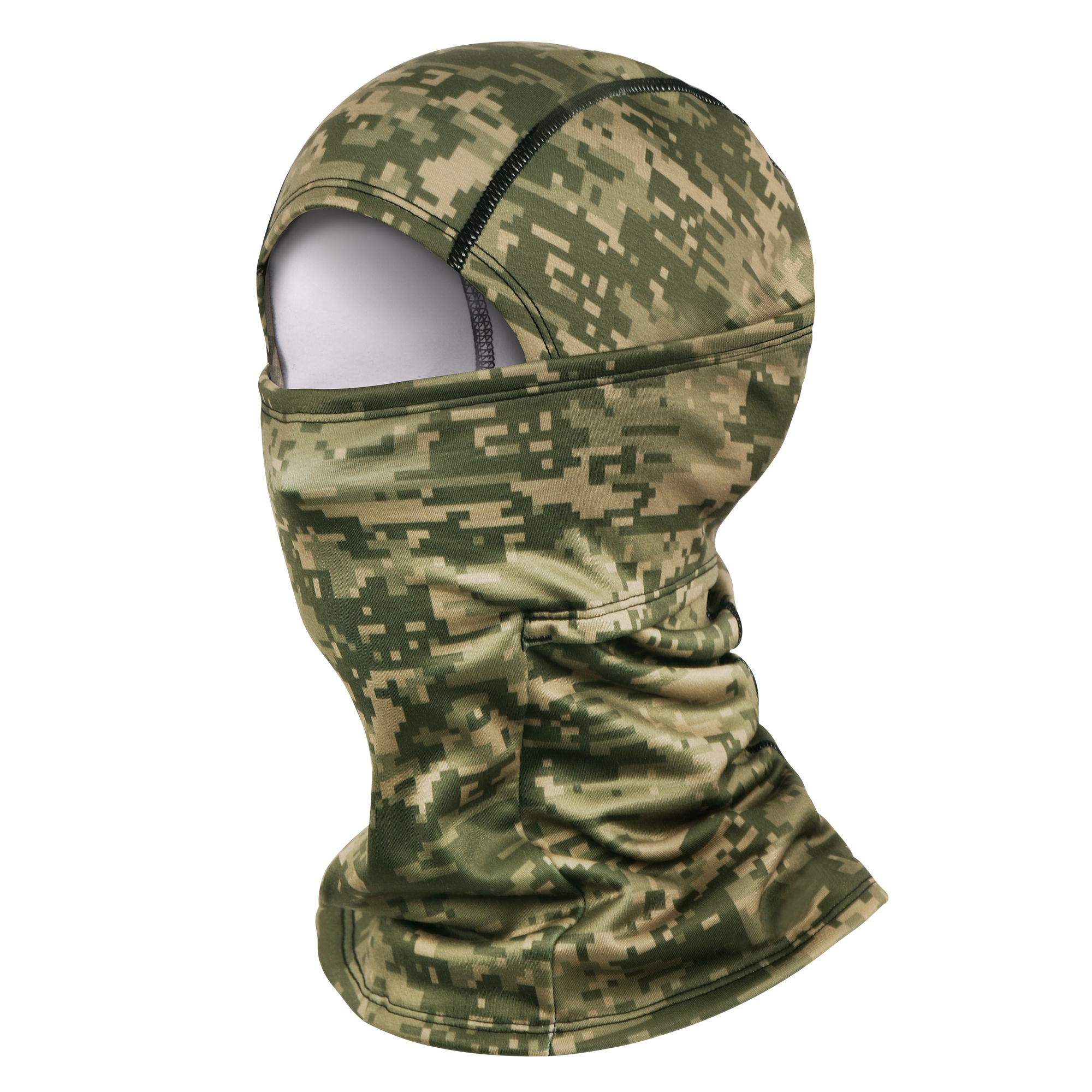 

Motif De Camouflage Roue Balaclava Masque De Visage Moto Couvre-vent - Armée Verte