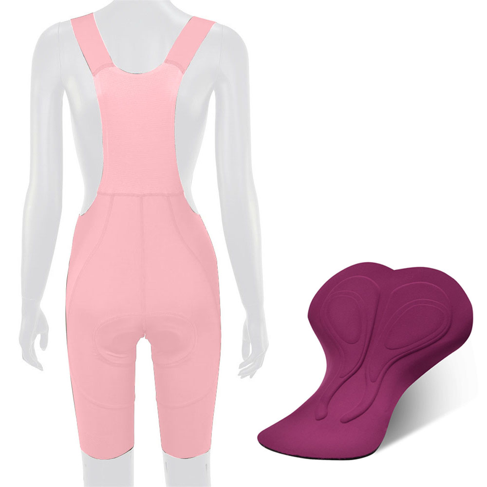 

Wosawe BH179 Frauen Radsporthosen Mit 3D -schwamm Gepolsterten, Atmungsaktiven Fahrrad -shorts Hosen - Rosa / Aisa XL / eu L