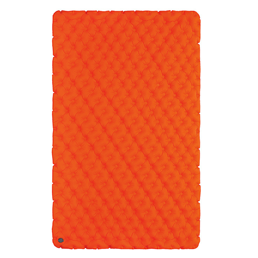 200x120CM Camping TPU Sleeping Mat Inflatable 2 People Backpacking Sleeping Pad without Pillow - Orange