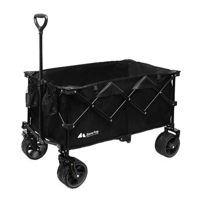 

Shinetrip A420-H01 Camping Garden Cart Collabsible Falten-außenwagen Mit Weit Geschicktem Rad