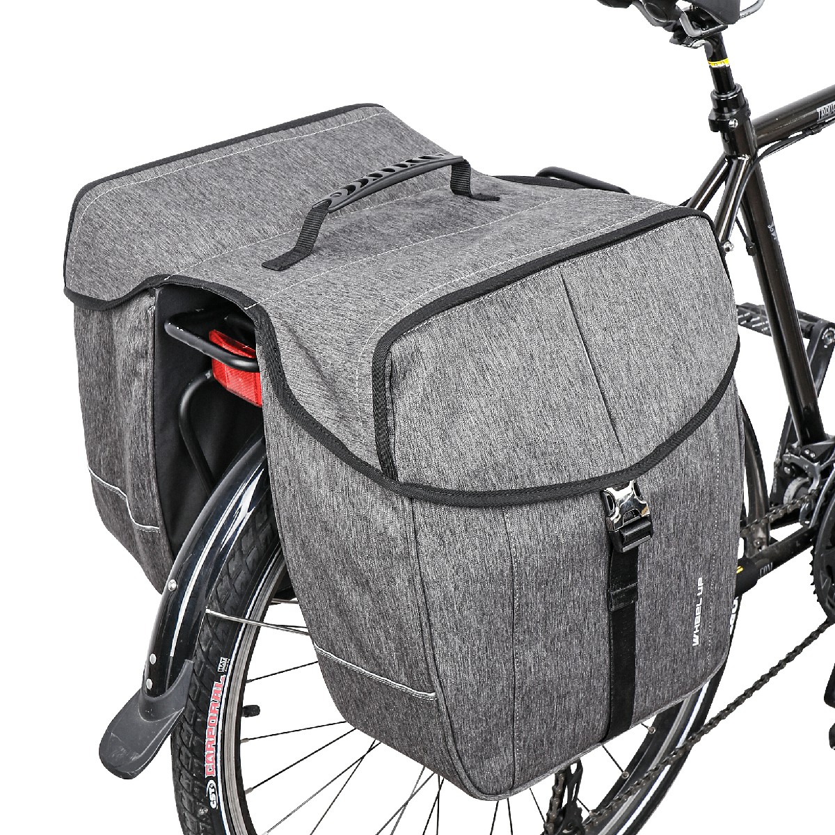

Rad up FS005 50 l Wasserdichtes Hinteres Fahrradbeutel 2 in 1 Fahrradpannerbeutel