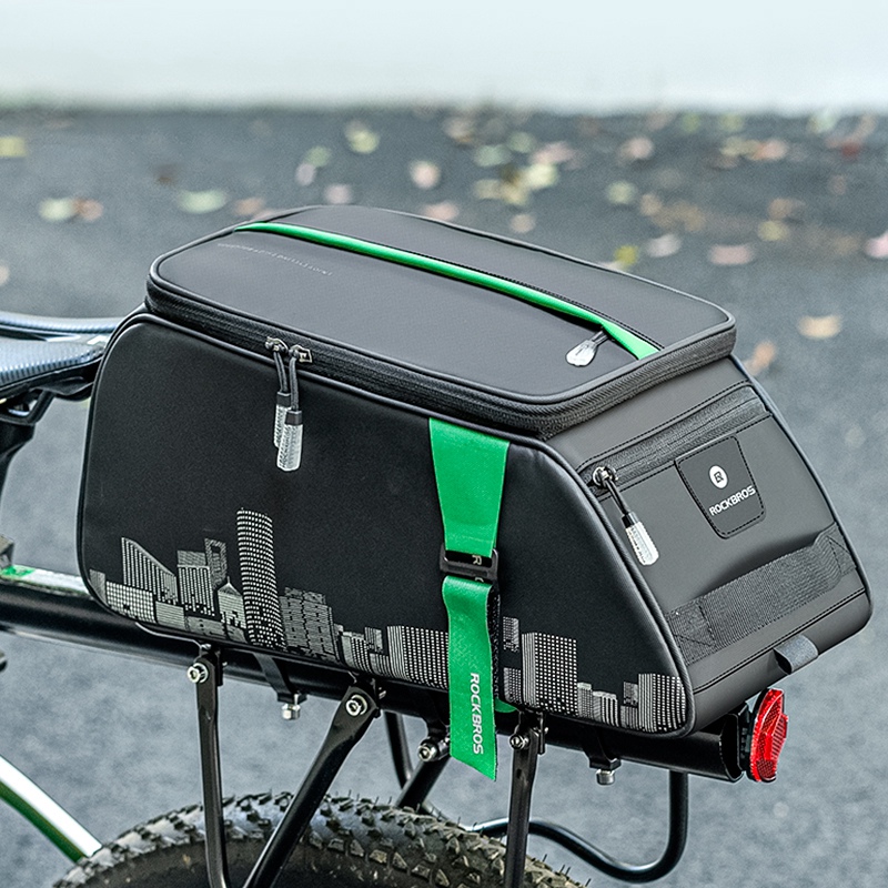 

Rockbros A19 4L Große Kapazität MTB Road Bike Tail Rack Bag Trunk Storage Bag Mit Regenabdeckung