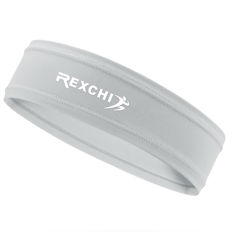 

Rexchi XTJ31 Sport Fitness Stirnband Schnell Trocknend Schweißtreibend Yoga Running Basketball Hair Band - Hellgrau
