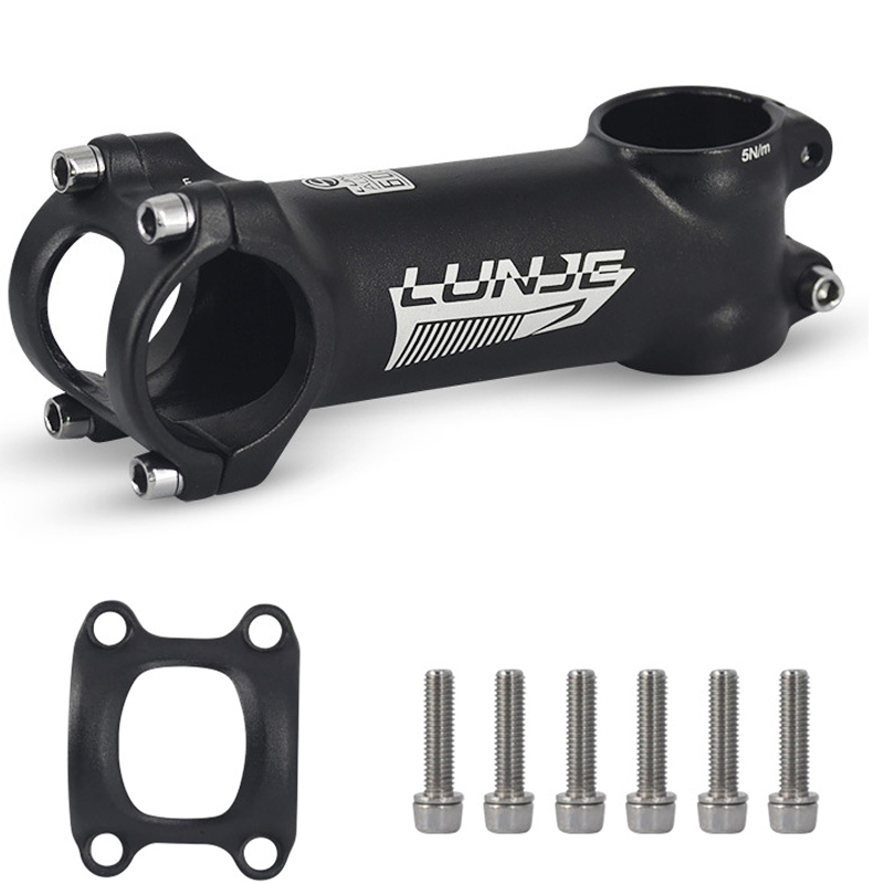 

Lunje XT-A062 Aluminiumlegierung 6061-T6 Riser-stabstamm 60-110 mm Fahrradstielhandradfahrradzubehör (MOQ: 5pcs/one Size) - 100 mm