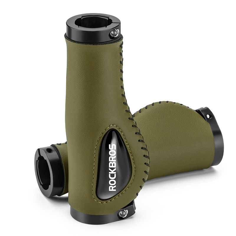 

Rockbros 40720001001 1 Paar Mtb-fahrradfahrradzyklus-stoßdämpfung Anti-rutsch-lenker-griffe - Grün