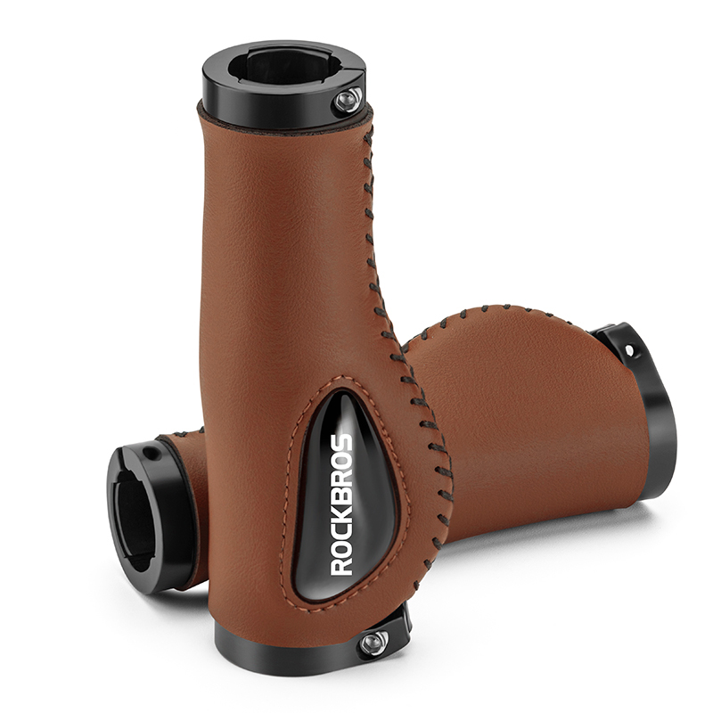

Rockbros 40720001001 1 Paar Mtb-fahrradfahrradzyklus-stoßdämpfung Anti-rutsch-lenker-griffe - Braun