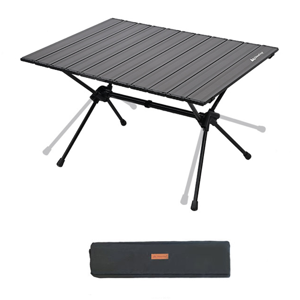 

Shinetrip A439-H00 Tragbarer Camping-tisch Aluminiumlegierung Faltbare Schreibtischtisch (2 Höhen Einstellbar)