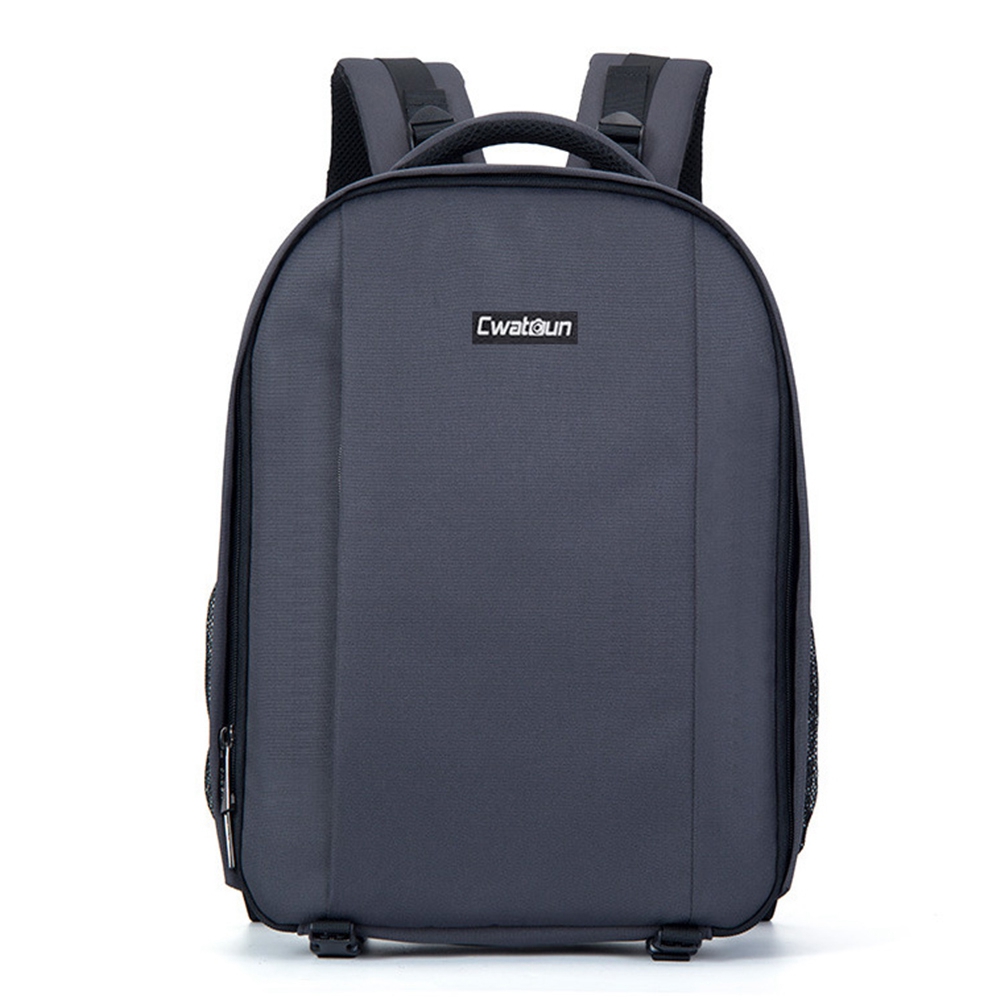 

Cwatcun D10 Multifunktions DSLR -kamera -rucksack -rucksack -rucksack Wasserdichte Schultern Tasche - Dunkelgrau