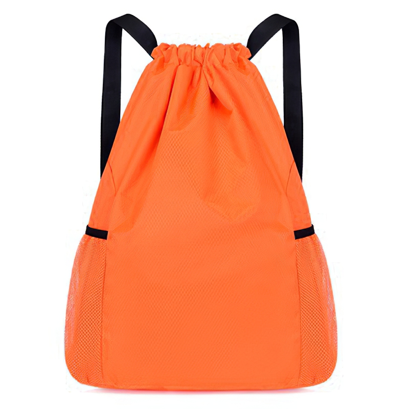 

Oxford -stoff -rucksack -draw -string -speicher Basketball Basketball Tragbarer Beutel, Größe: S - Orange