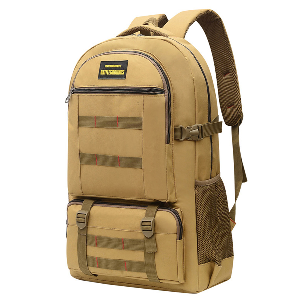 

Casual Nylon Rucksack Daypack Große Kapazität Outdoor Rucksack Zum Camping -wandern - Khaki