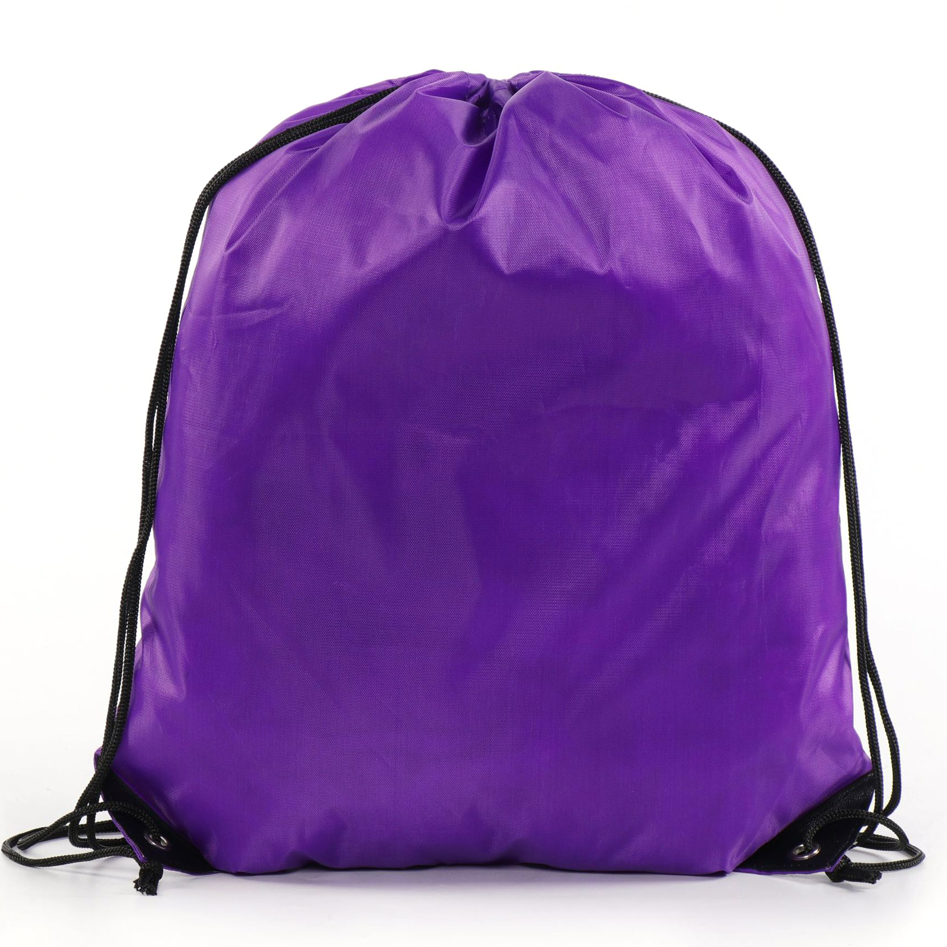

210d Polyester Tragbarer Sports Kordelstring -tasche Fitness Schuhe Kleidung Aufbewahrung Rucksack - Lila