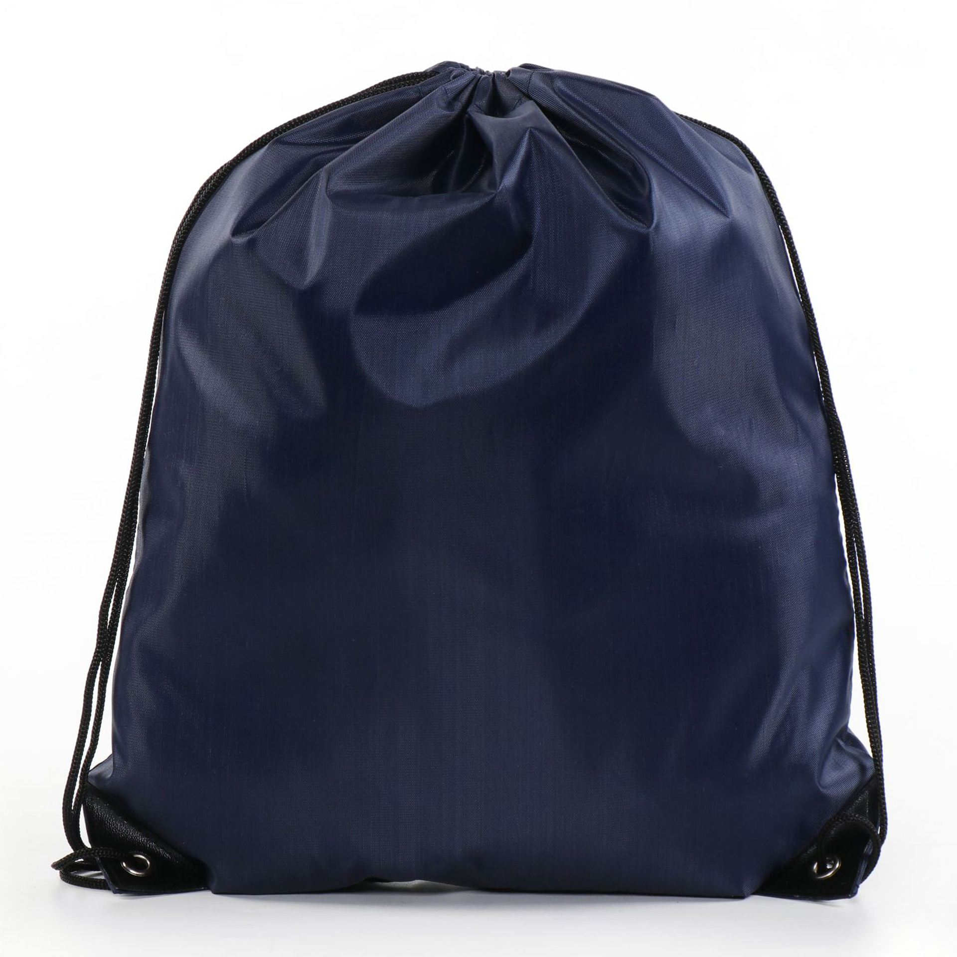 

210d Polyester Tragbarer Sports Kordelstring -tasche Fitness Schuhe Kleidung Aufbewahrung Rucksack - Navy Blau