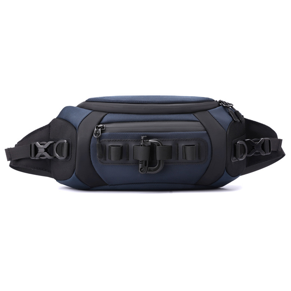 

Wepower 2117# Wasserdichtes Nylon Oxford Stoff Herren -wasit -bag Crossbody Bag Cycling Camping Chest Bag Daypack - Dunkelblau