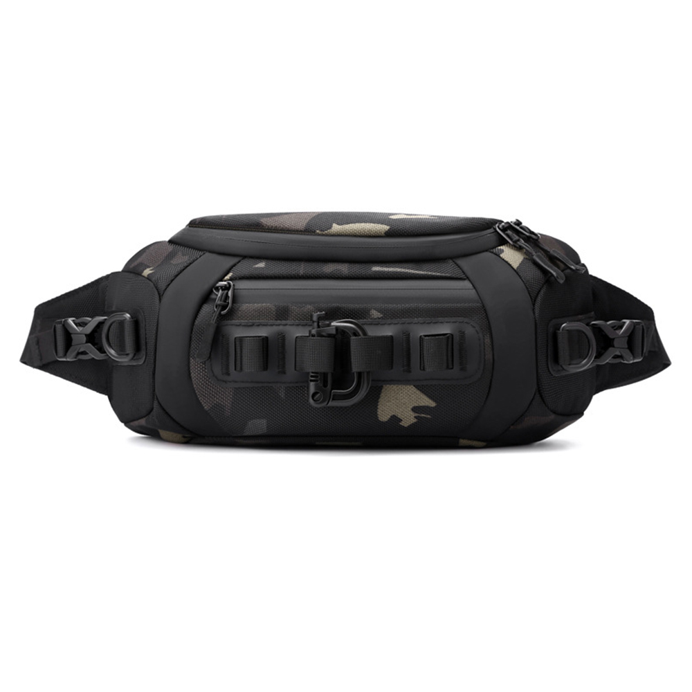 

Wepower 2117# Wasserdichtes Nylon Oxford Stoff Herren -wasit -bag Crossbody Bag Cycling Camping Chest Bag Daypack - Armeegrün