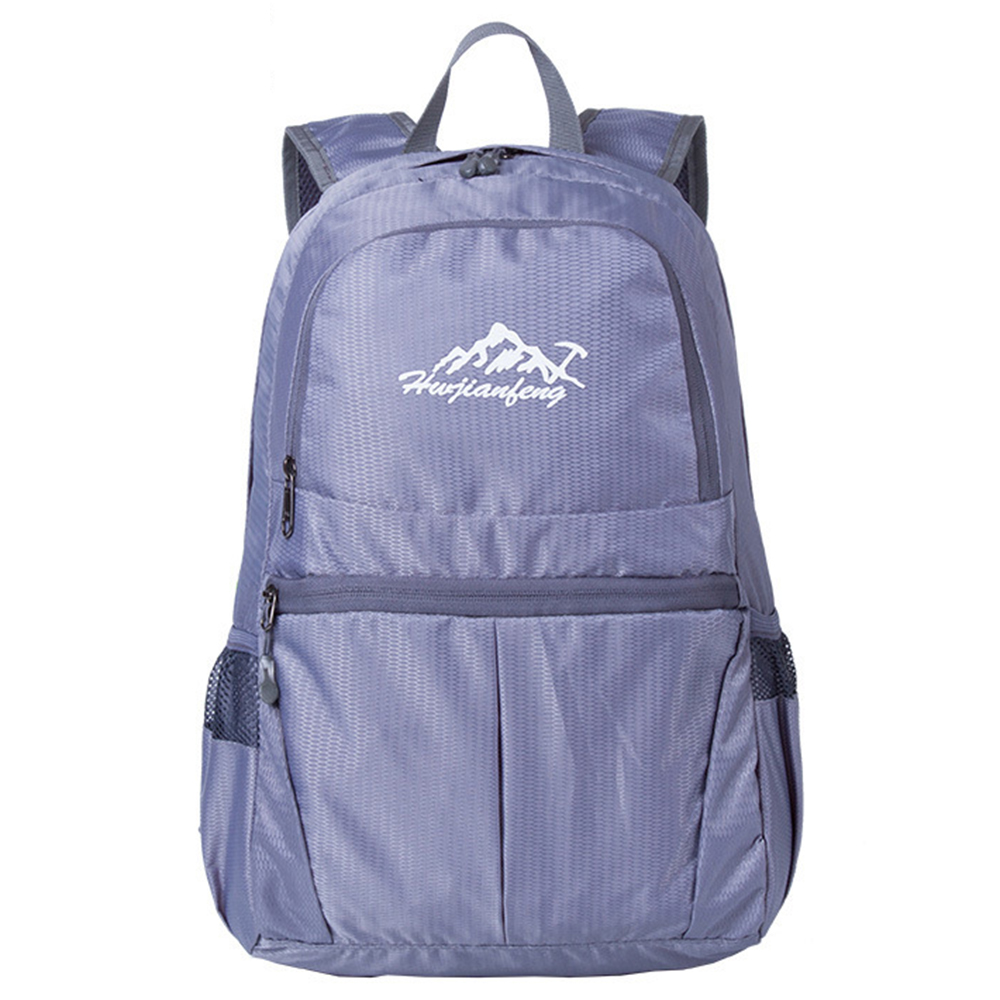 

Huwaijianfeng 1619 Faltbarer Outdoor Wasserdichte Oxford Stoff Rucksack Camping Travel Rucksack - Hellgrau
